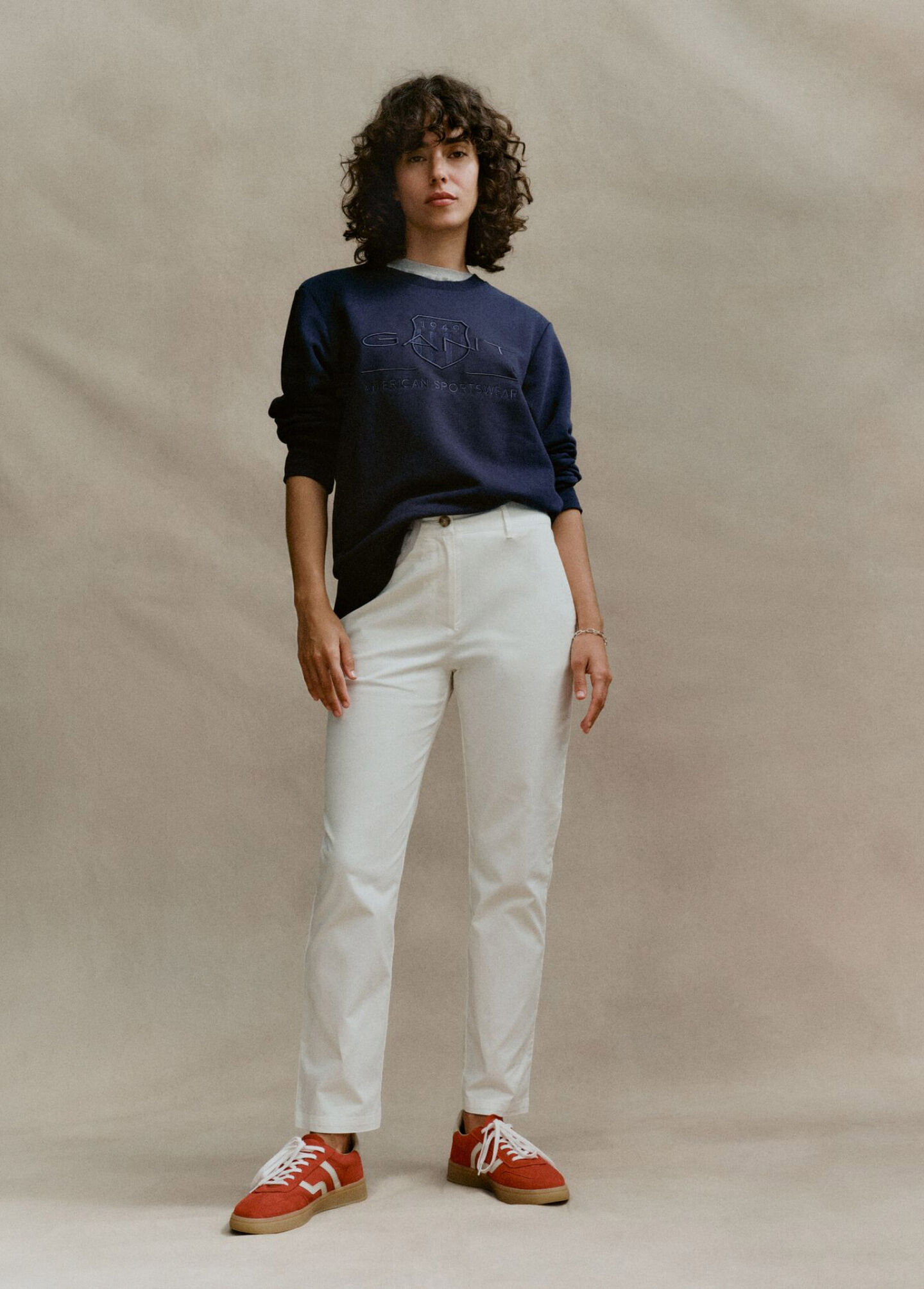 Chemise coupe regular en popeline classique