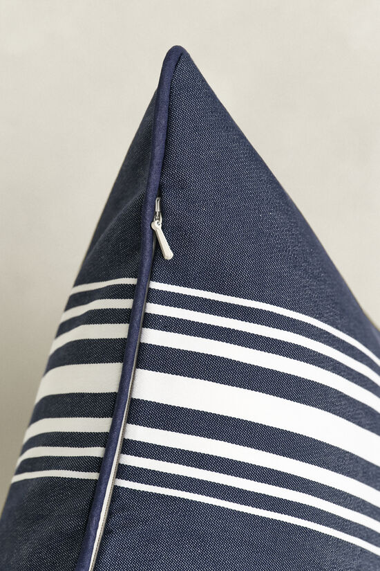 Housse de coussin &agrave; rayures Yacht