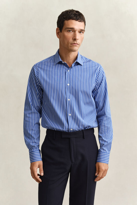 Chemise habill&eacute;e en popeline