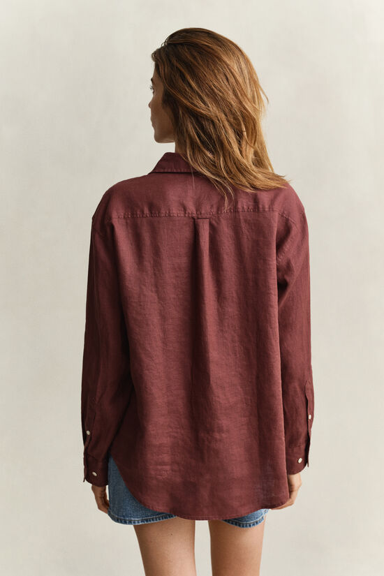 Chemise relaxed fit en lin