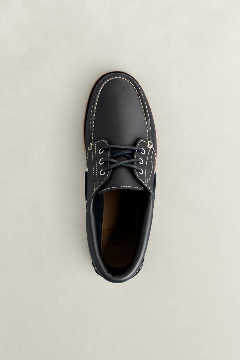 Chaussures bateau en cuir Tratton