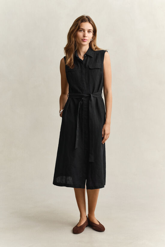 Robe sans manches en lin