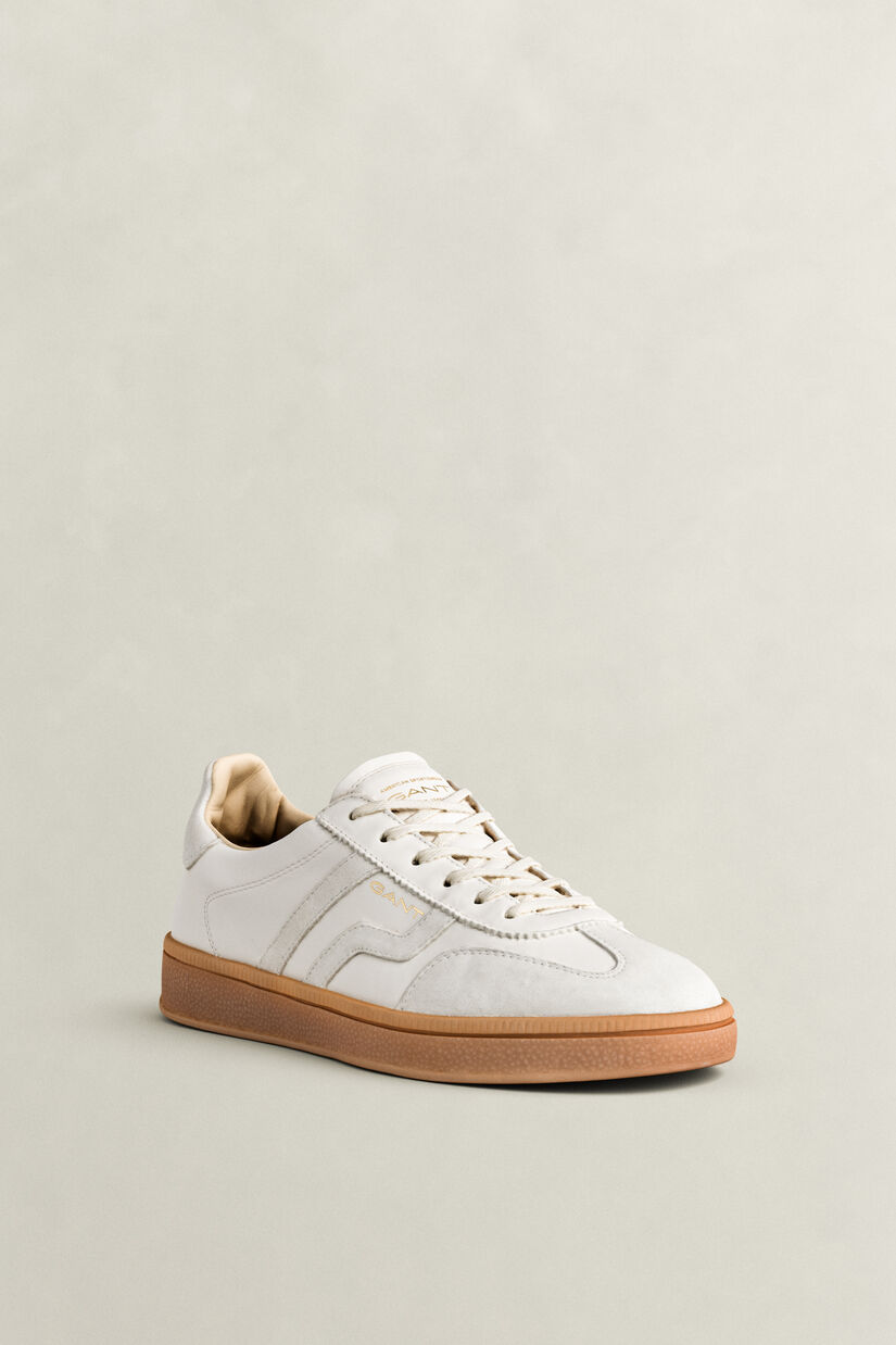 Baskets en cuir et daim Cuzima