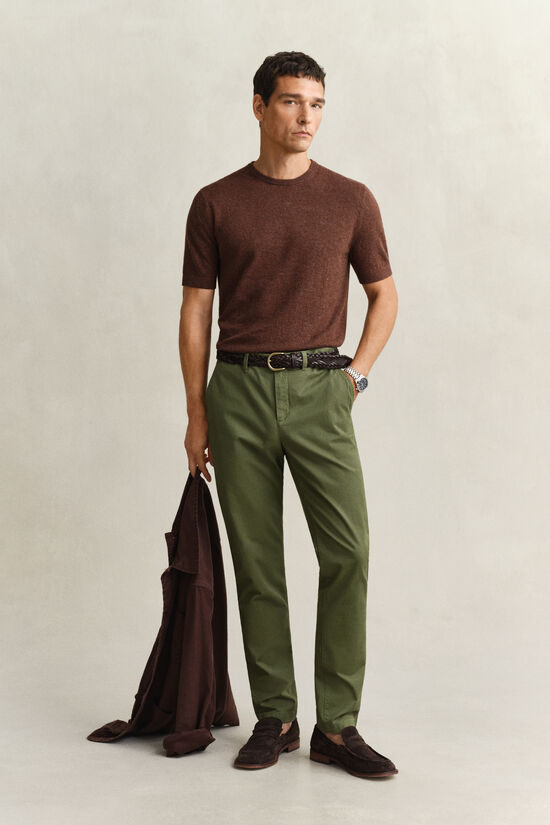 Pantalon chino classique coupe slim
