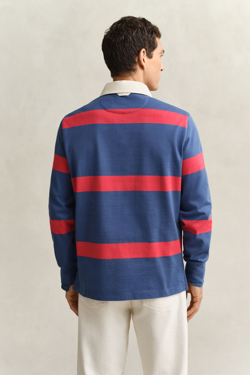 Polo Rugger &agrave; rayures