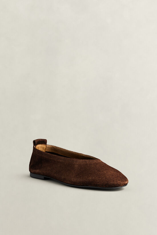 Ballerines plates en daim Chadii