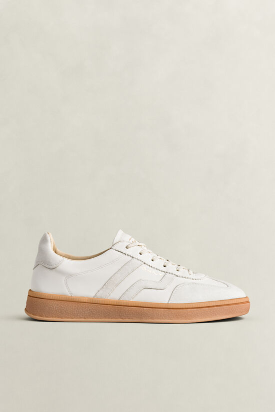 Baskets en cuir et daim Cuzima