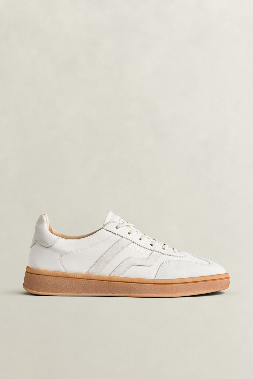 Baskets en cuir et daim Cuzima