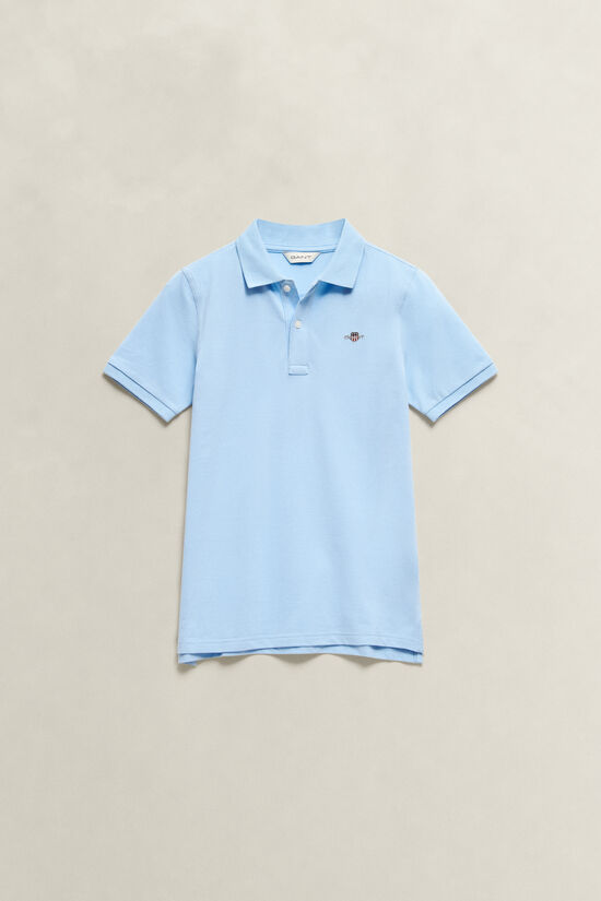 Polo en coton piqu&eacute; Shield Ado