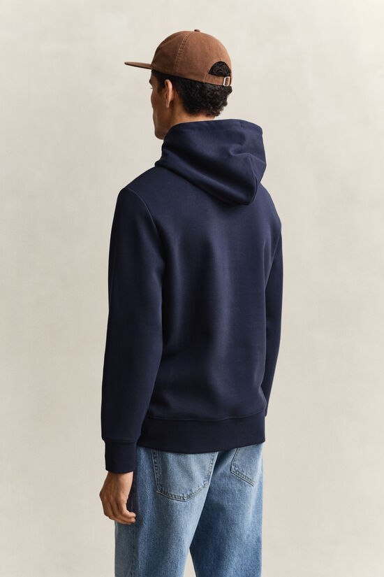 Sweat &agrave; capuche &agrave; tissage interlock