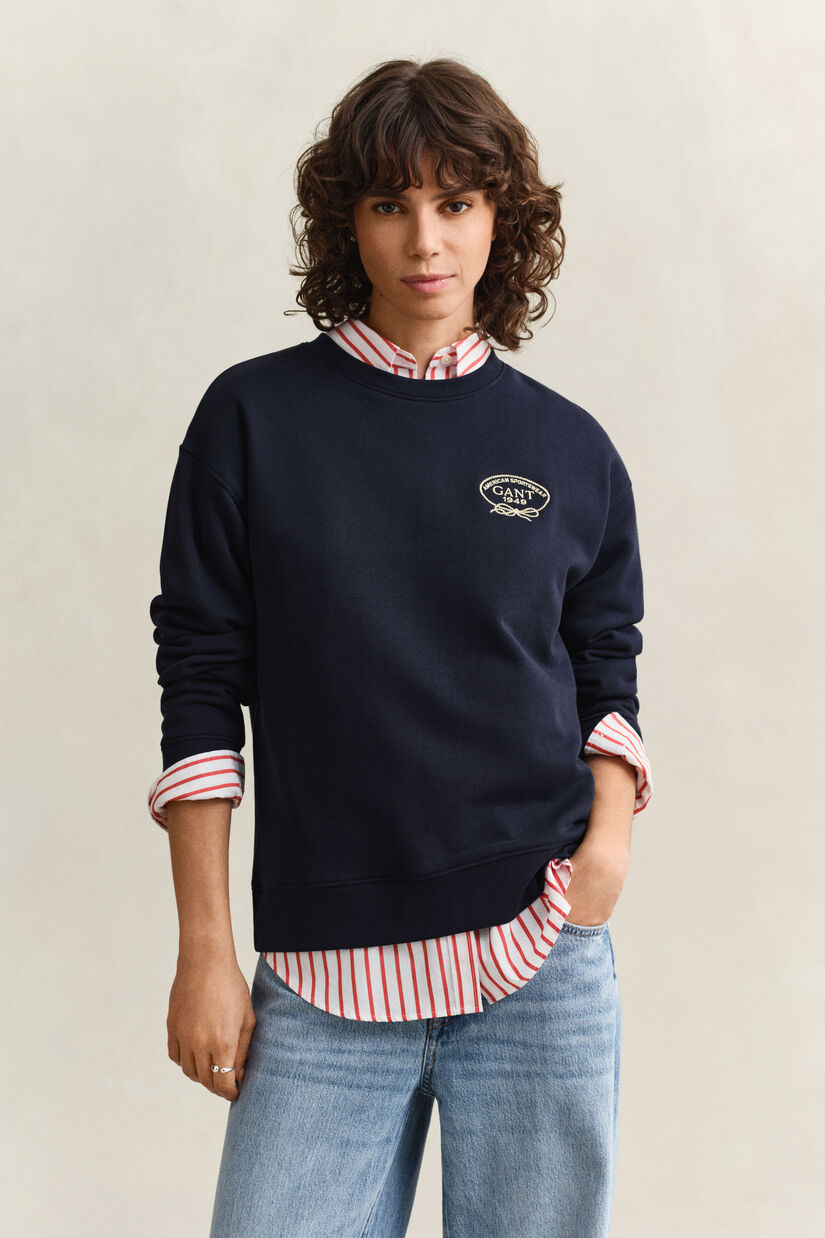 Sweat-shirt logo cordage