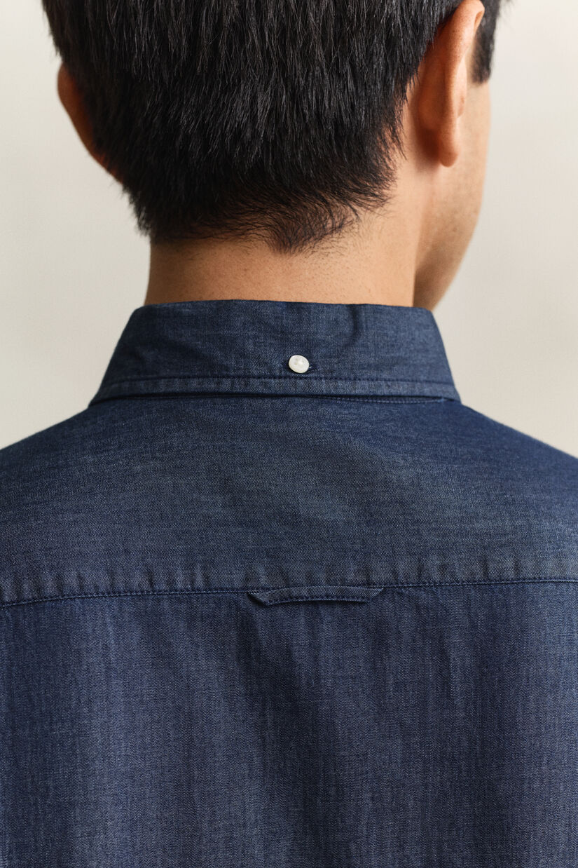 Chemise coupe slim indigo