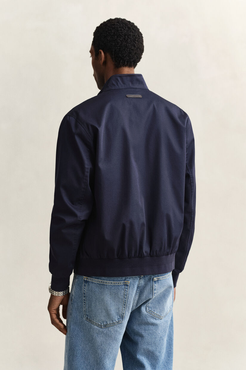 Veste Harrington en coton m&eacute;lang&eacute;