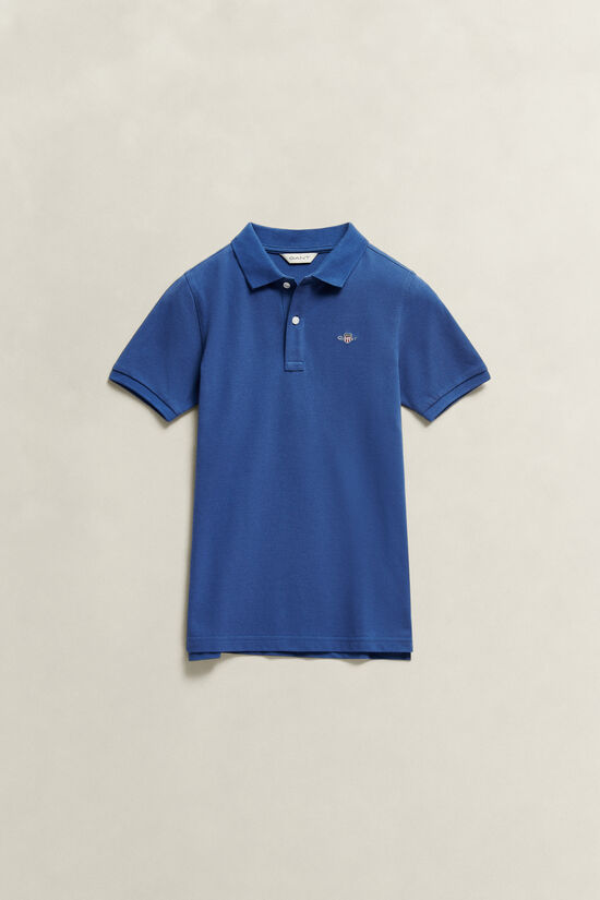 Polo en coton piqu&eacute; Shield Ado