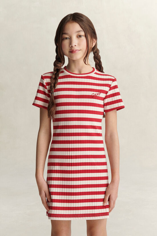 Robe &agrave; rayures Ado Fille