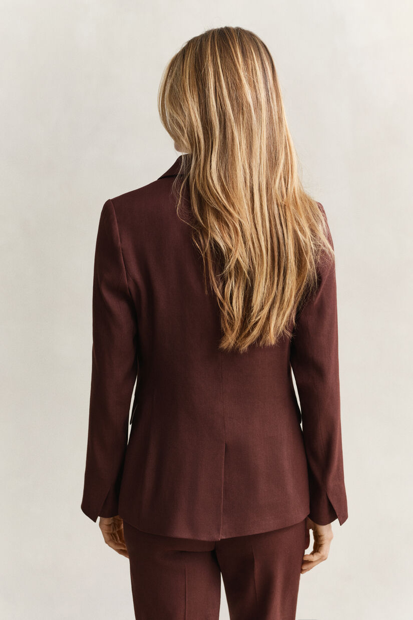 Veste blazer en lin stretch