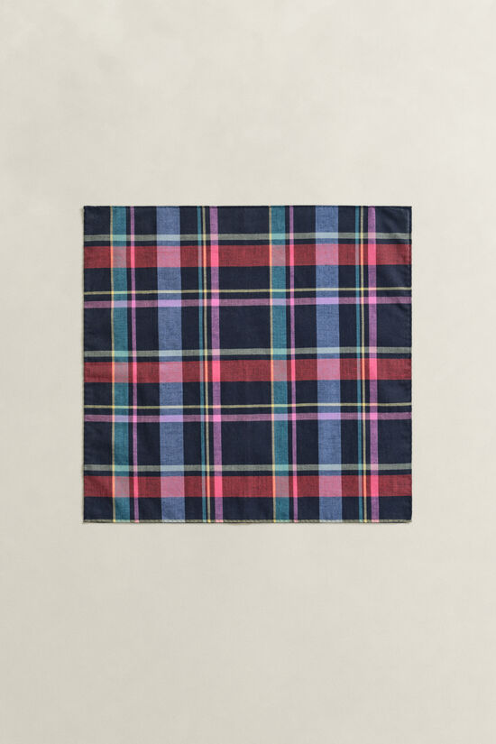 Pochette &agrave; carreaux madras