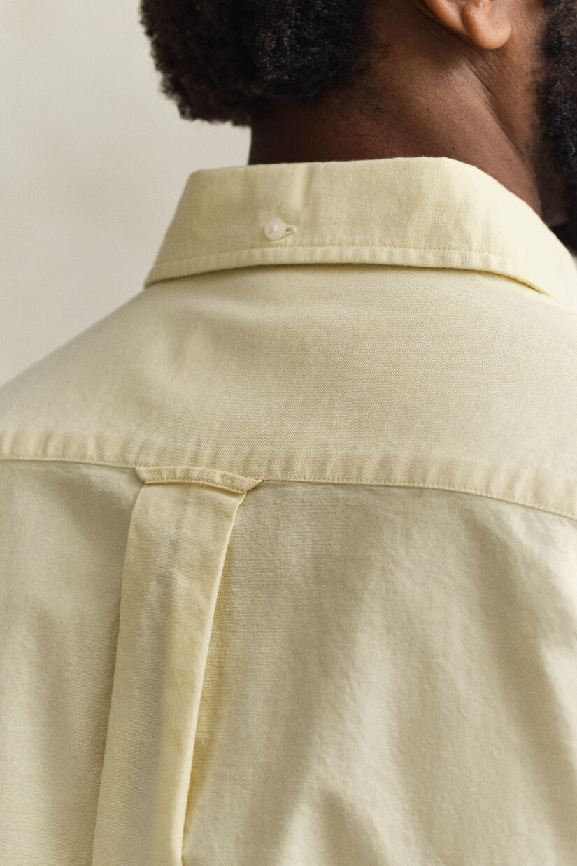 Chemise &agrave; manches courtes en coton Oxford classique