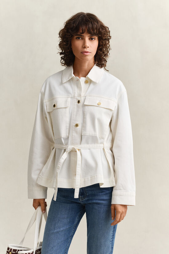 Veste en denim nou&eacute;e