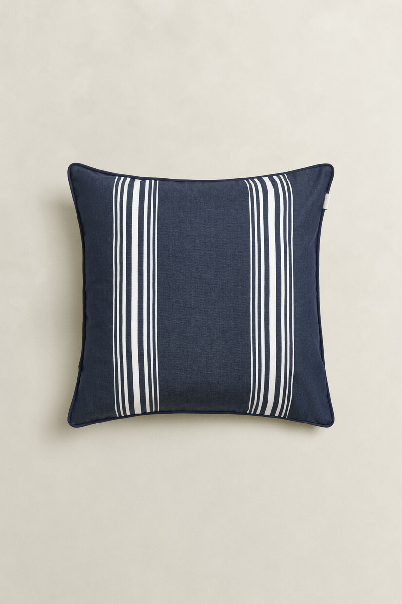 Housse de coussin &agrave; rayures Yacht
