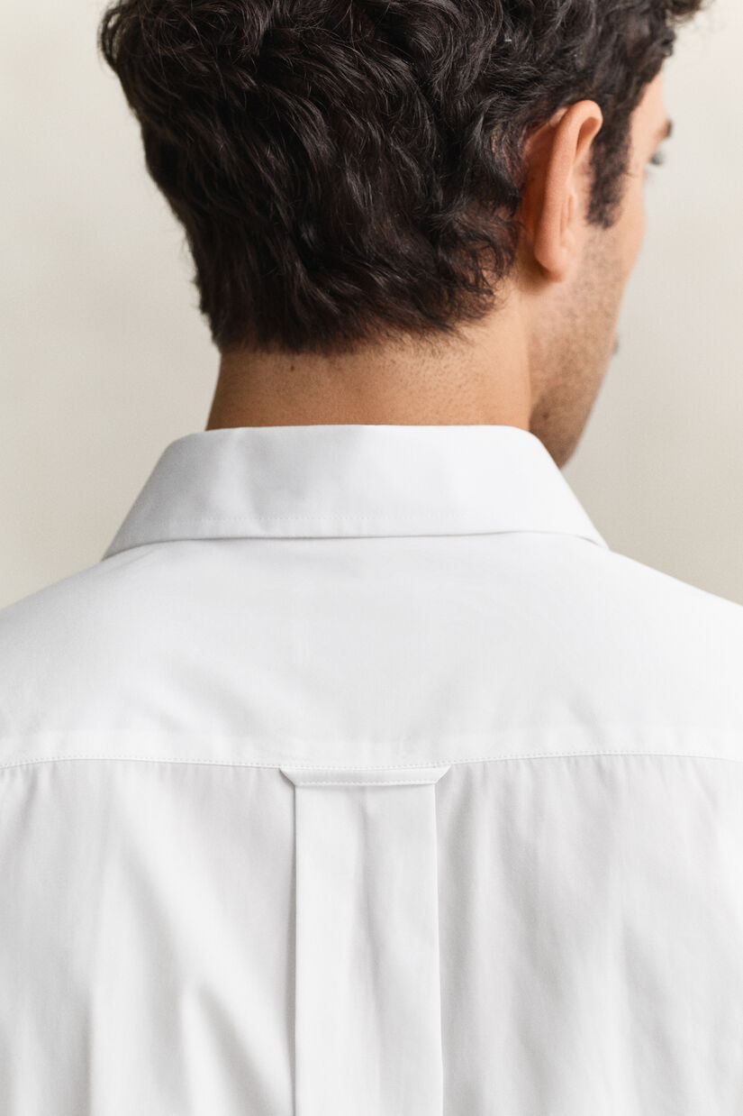 Chemise habill&eacute;e en popeline