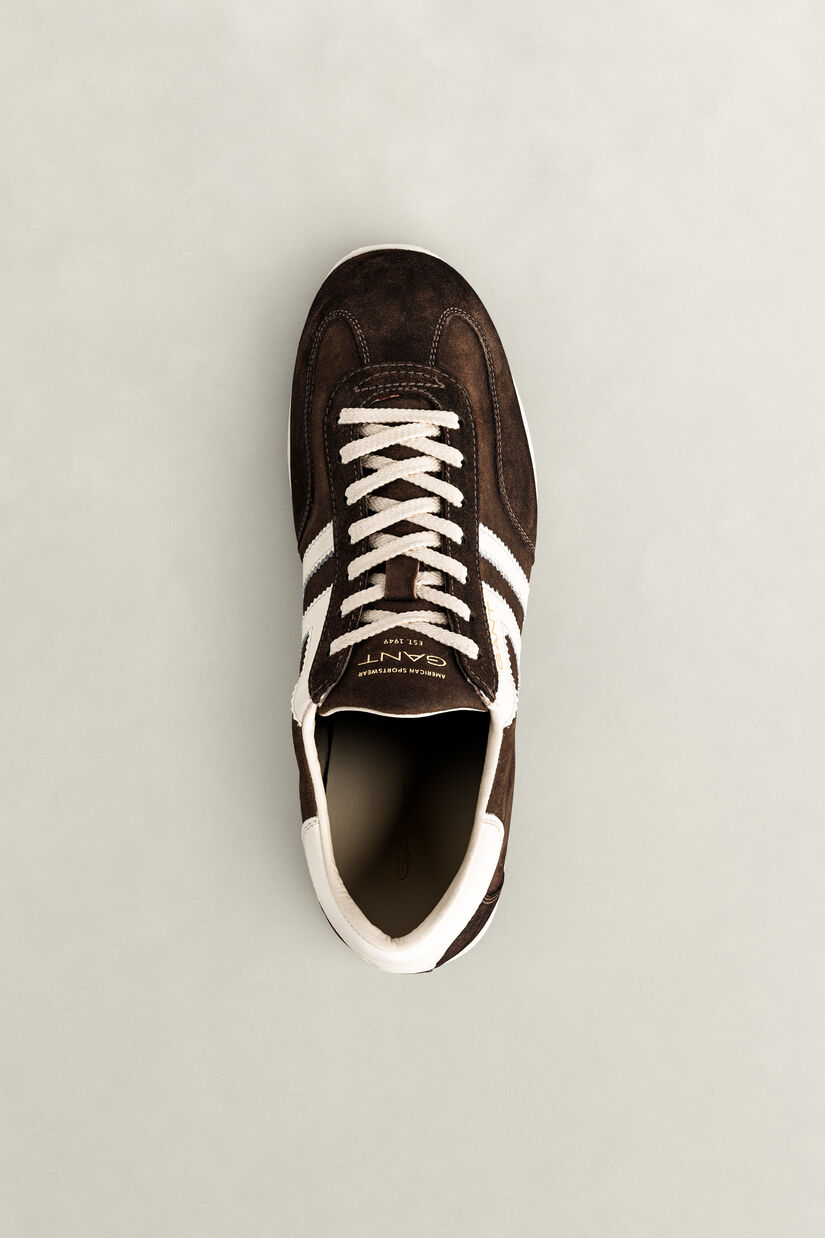 Baskets en cuir et daim Spearclub