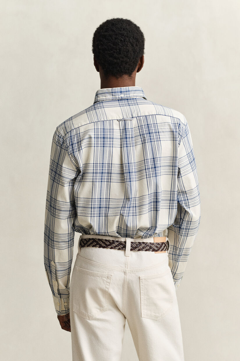 Chemise coupe regular &agrave; carreaux Dreamy Oxford