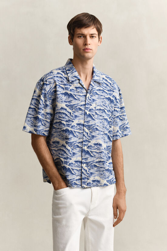 Chemise &agrave; manches courtes avec imprim&eacute;