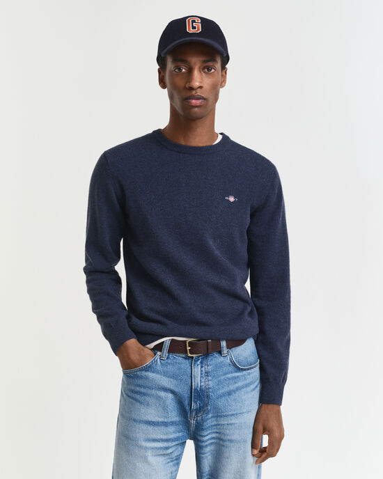 Pull ras du cou en laine d'agneau ultrafine