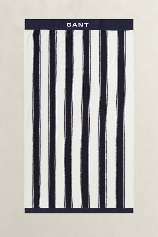 Serviette de plage &agrave; rayures Yacht