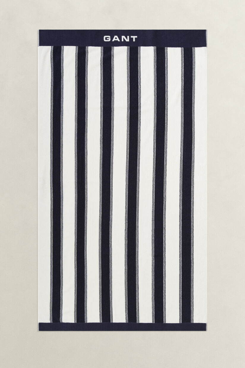 Serviette de plage &agrave; rayures Yacht