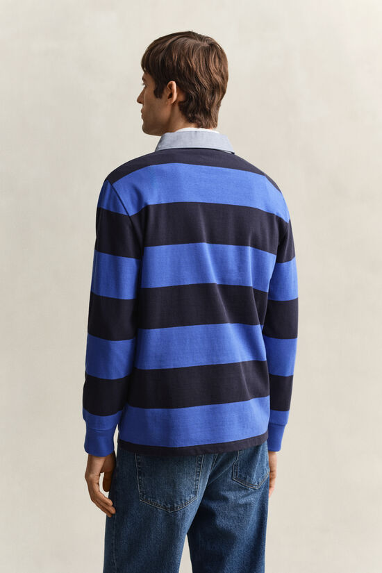 Heavy Rugger &agrave; rayures avec col en chambray