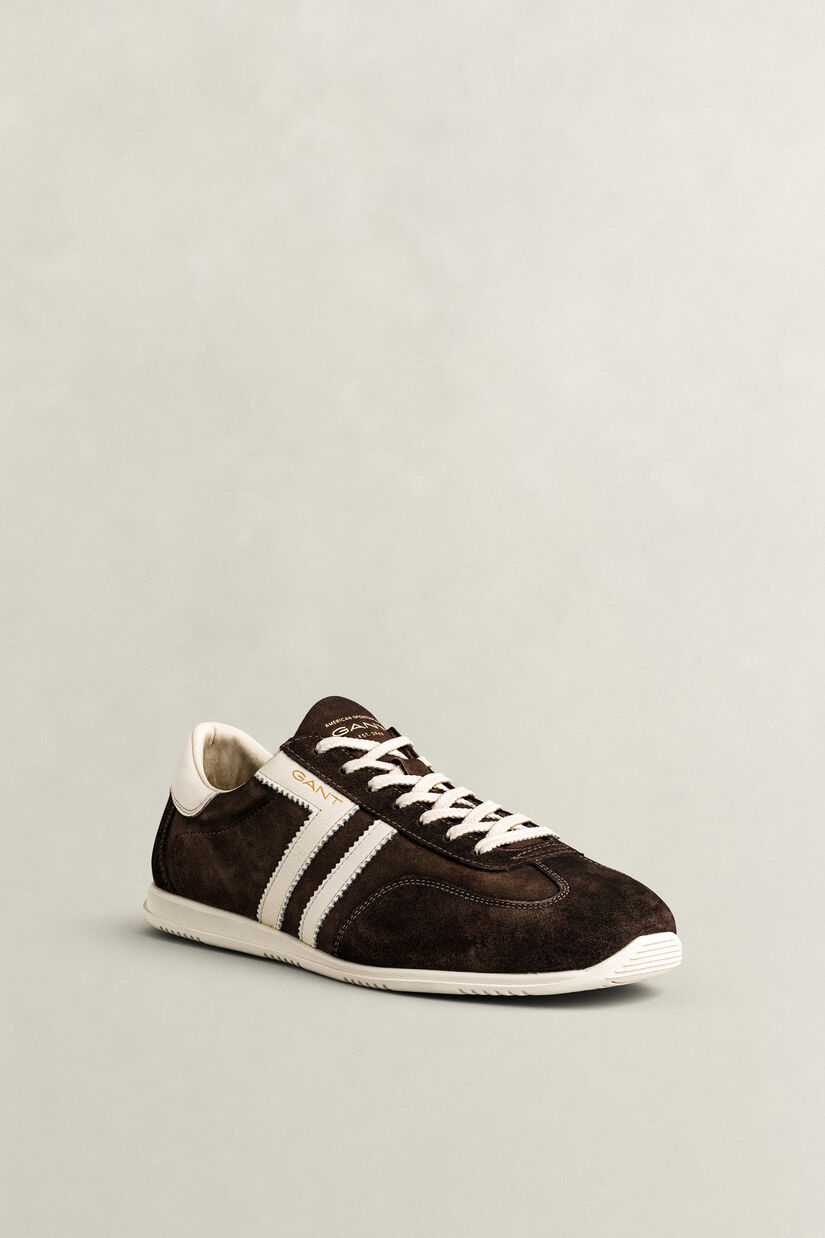 Baskets en cuir et daim Spearclub