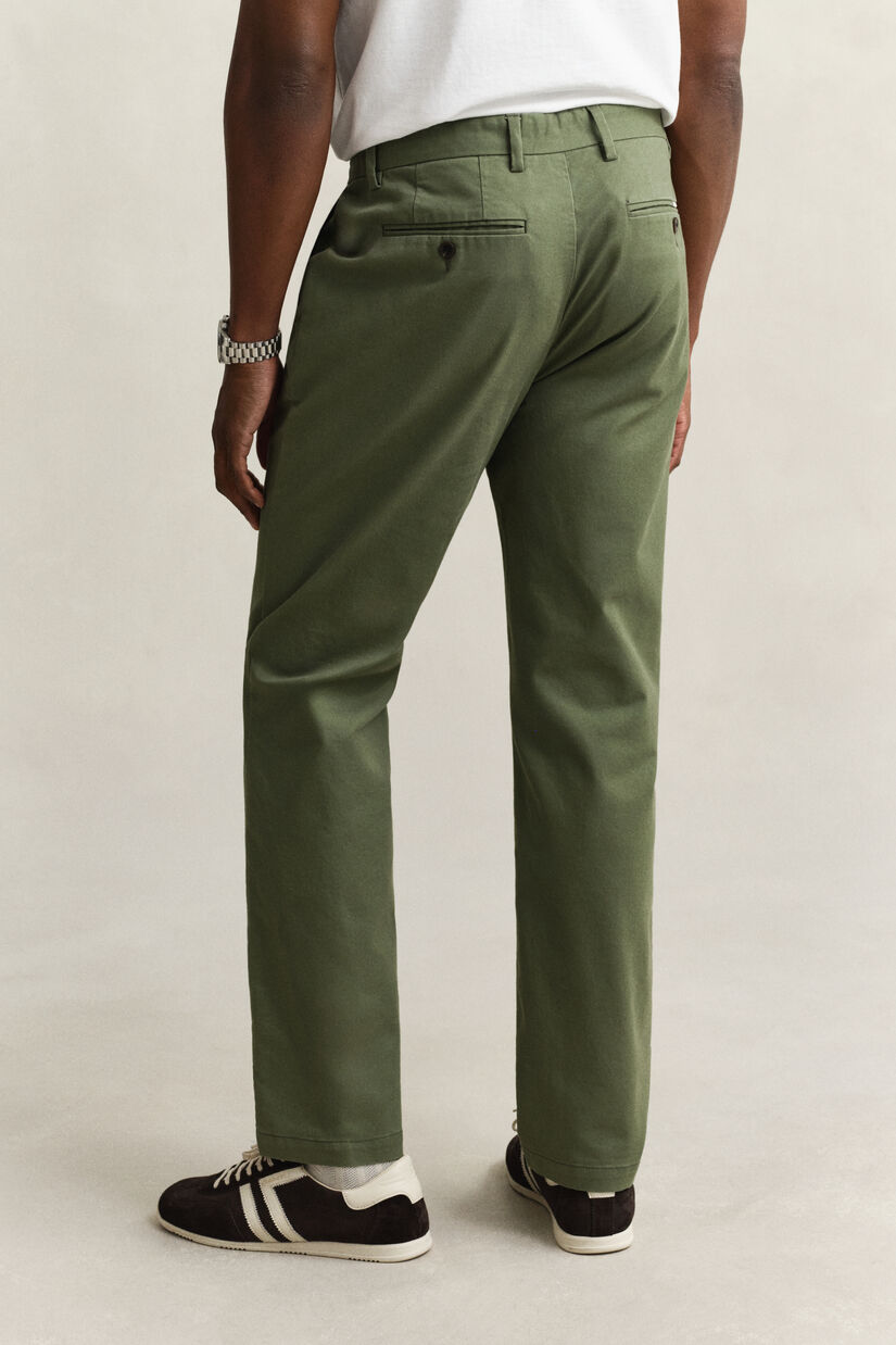 Pantalon chino &eacute;l&eacute;gant coupe regular