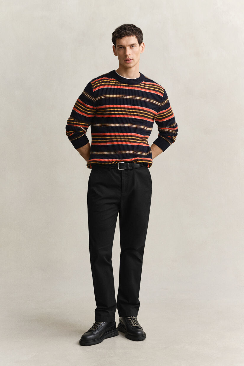 Pantalon chino classique coupe regular