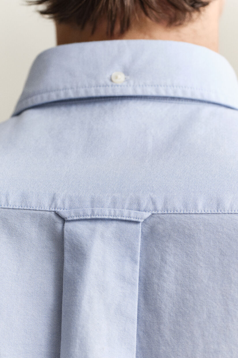 Chemise &agrave; manches courtes en coton Oxford classique