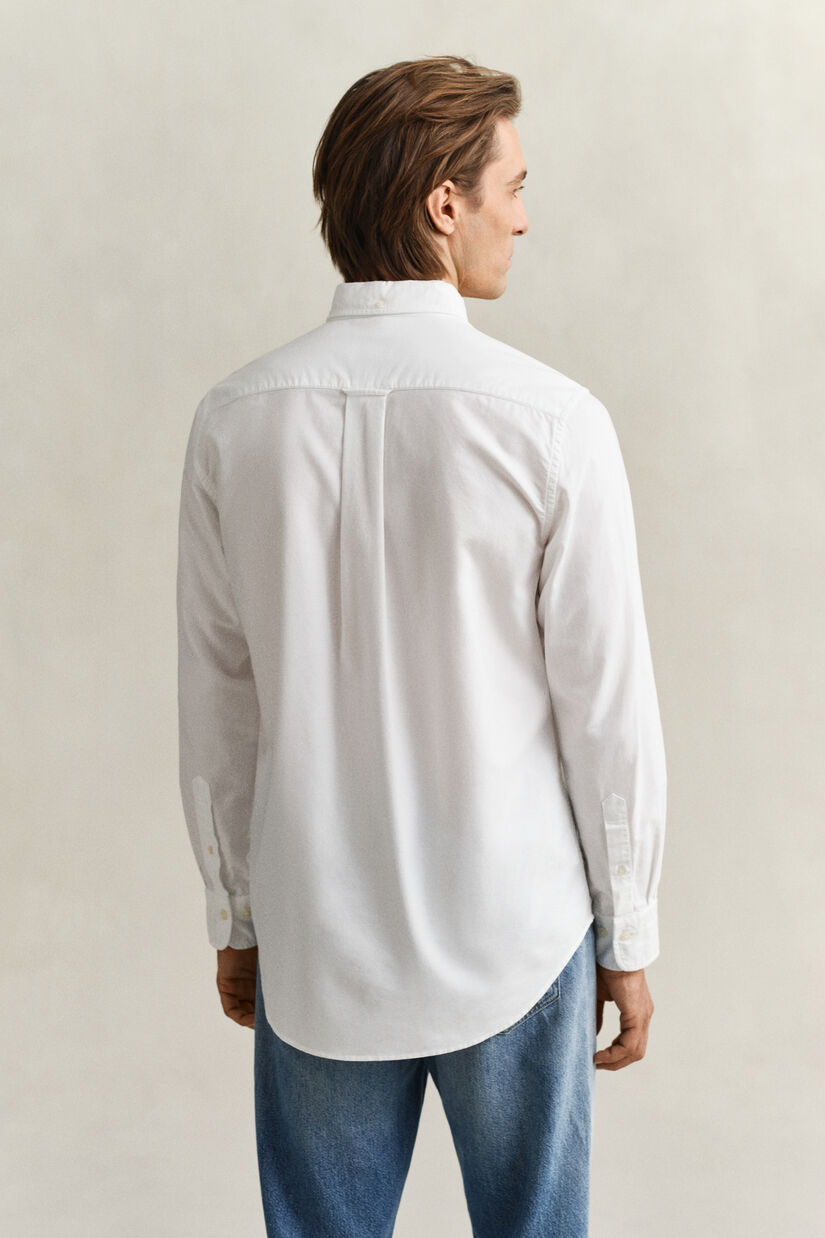 Chemise coupe regular en coton Oxford classique