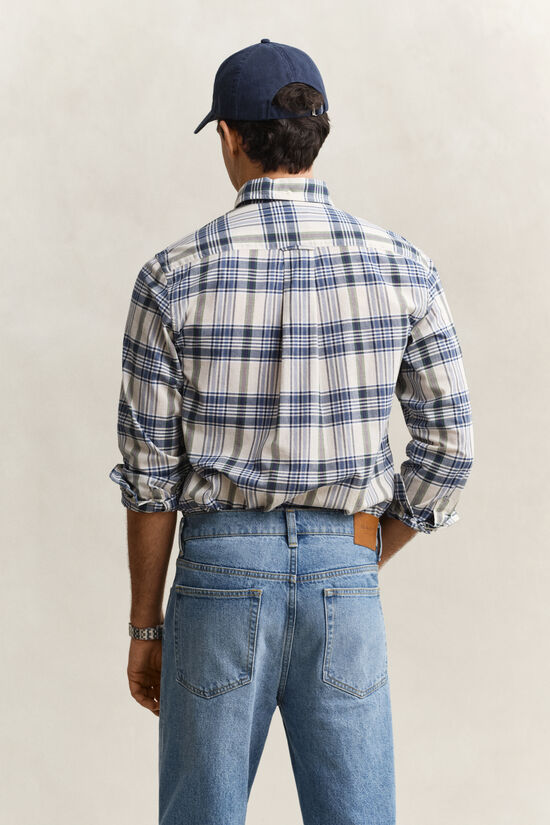 Chemise &agrave; carreaux madras