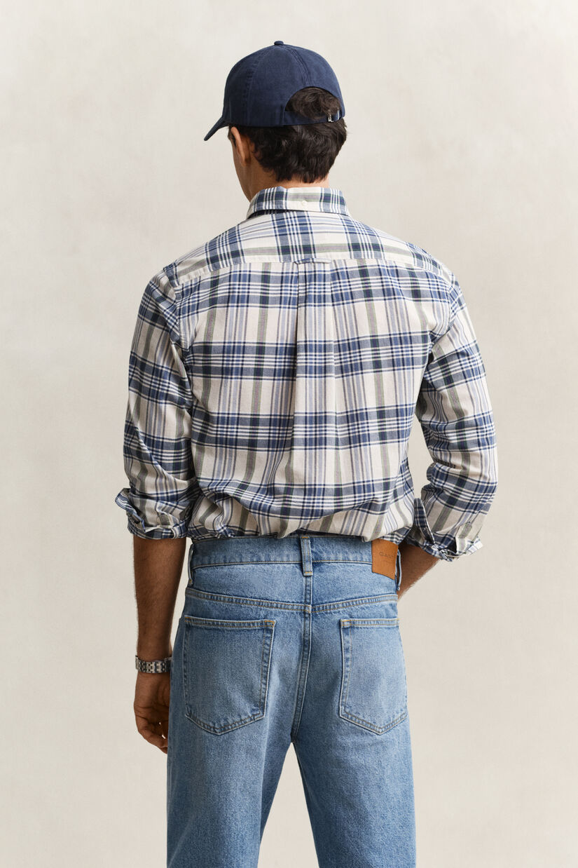 Chemise &agrave; carreaux madras