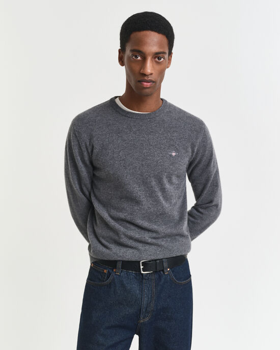 Pull ras du cou en laine d'agneau ultrafine