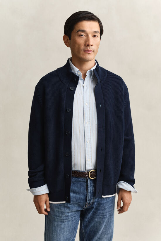 Cardigan c&ocirc;tel&eacute; &agrave; boutons