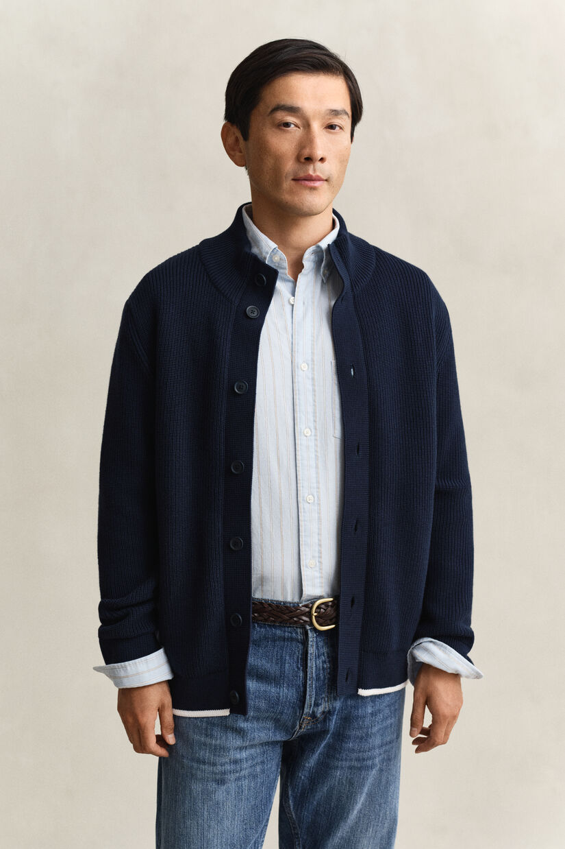 Cardigan c&ocirc;tel&eacute; &agrave; boutons