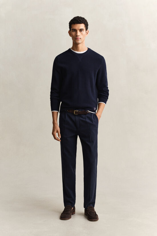 Pantalon en lyocell m&eacute;lang&eacute;
