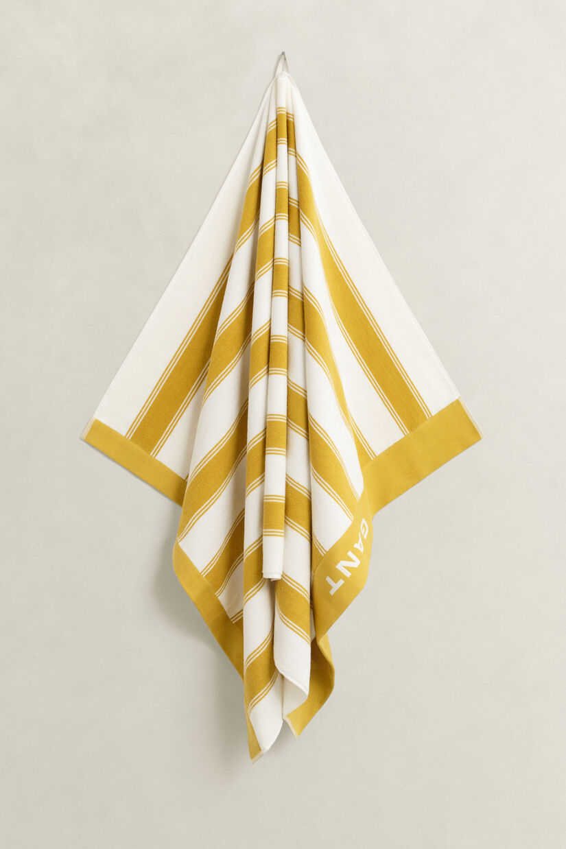 Serviette de plage &agrave; rayures Yacht