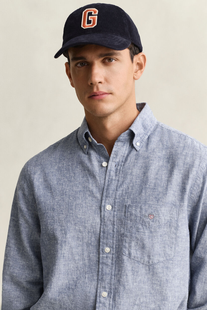 Chemise en lin m&eacute;lang&eacute;