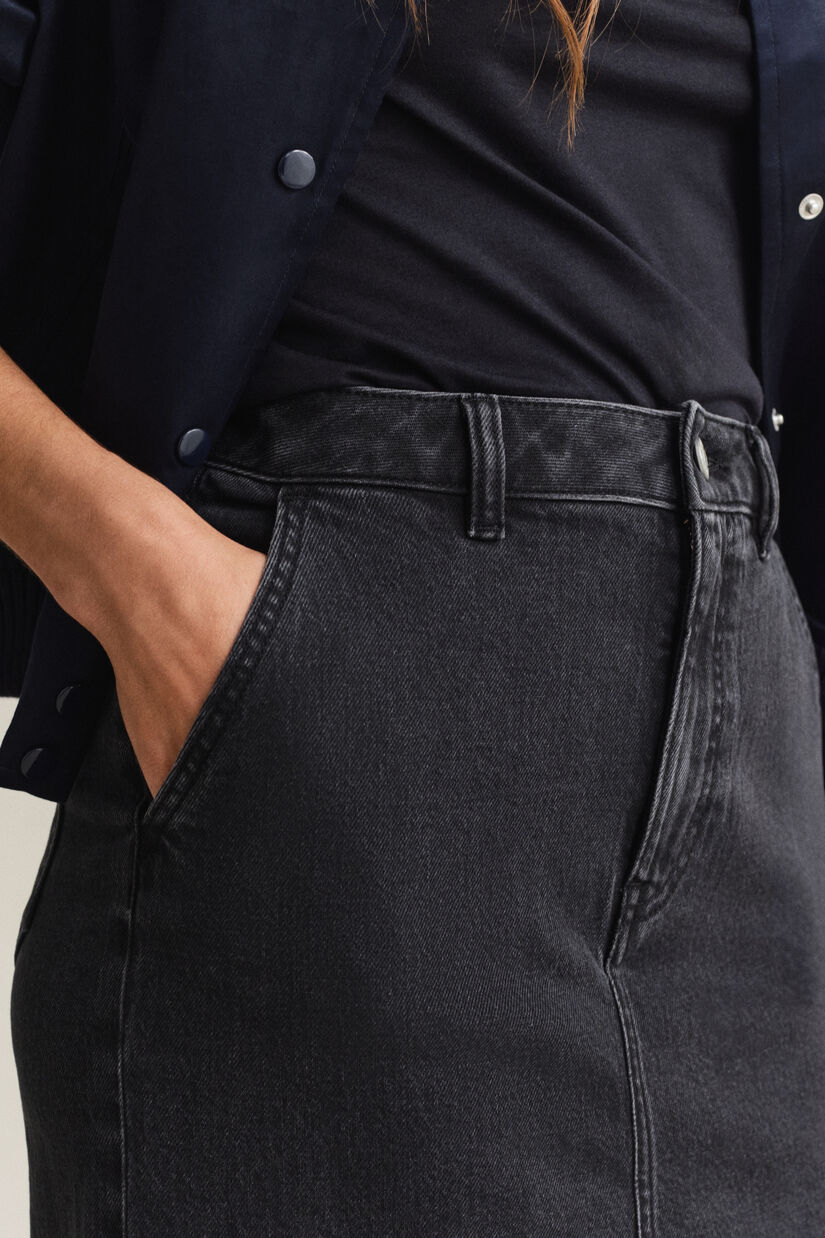 Jupe crayon en denim