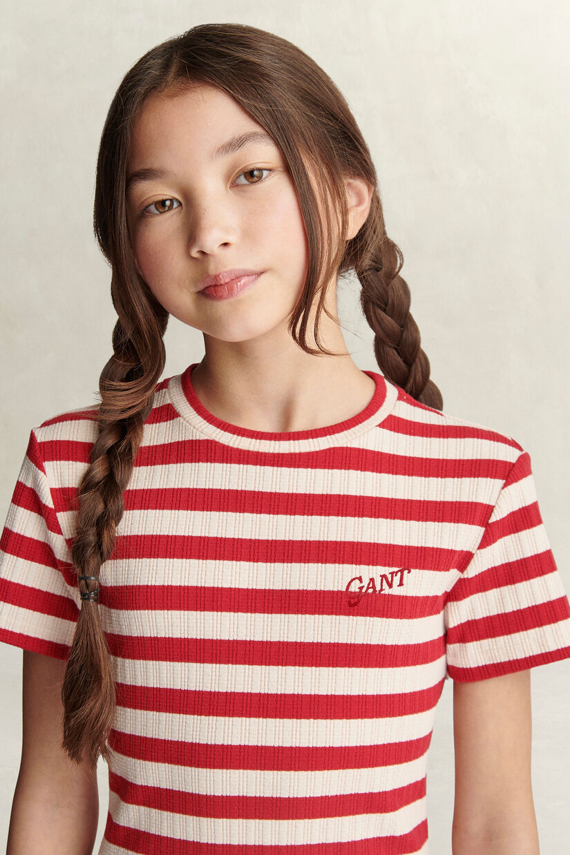 Robe &agrave; rayures Ado Fille