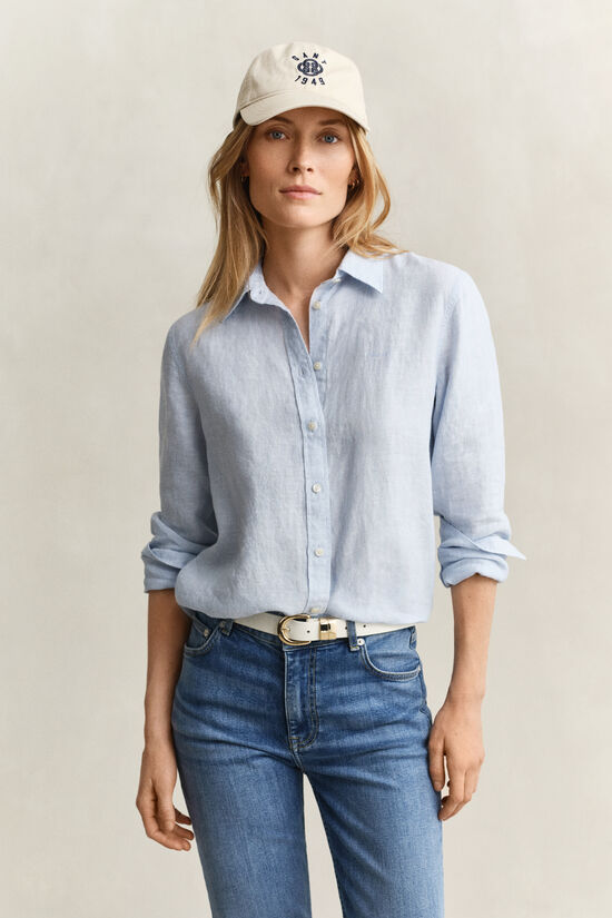Chemise regular fit en lin