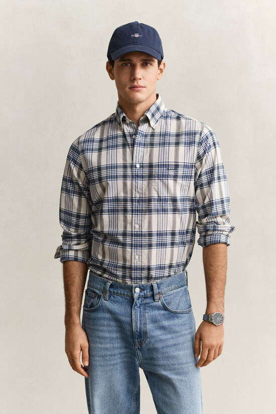 Chemise &agrave; carreaux madras