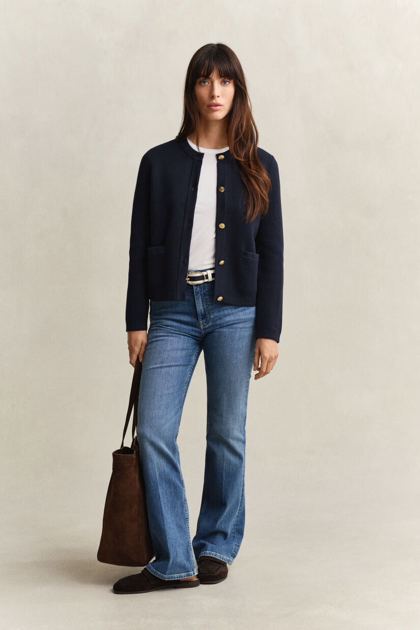 Veste en maille de coton